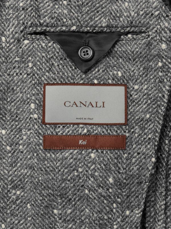 Kei Herringbone Wool-Blend Blazer - E1 Kei Herringbone Wool-Blend Blazer - E1