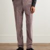 Tapered Cotton-Blend Corduroy Trousers - FR