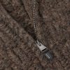 Basketwoven Alpaca-Blend Zip-Up Cardigan - CU