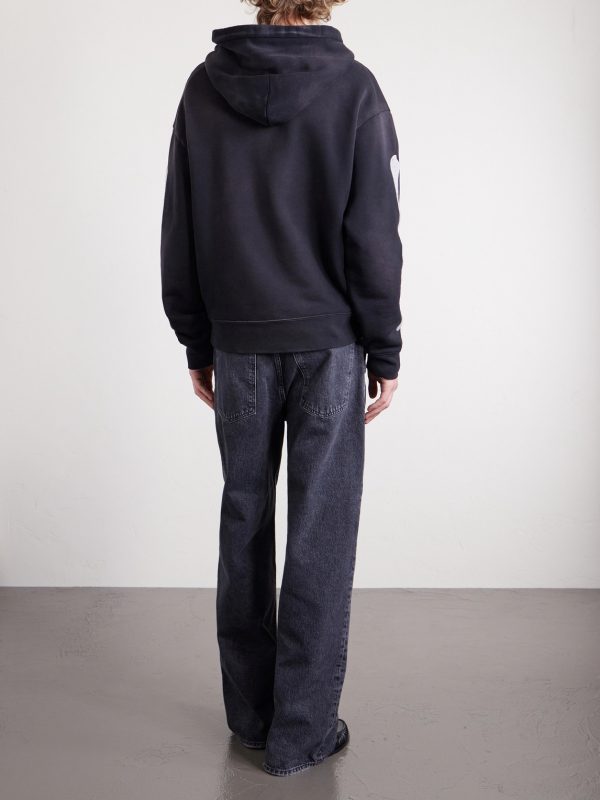 Bones Logo-Embroidered Cotton-Jersey Hoodie - BK Bones Logo-Embroidered Cotton-Jersey Hoodie - BK