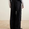 Straight-Leg Distressed Studded Jeans - BK Straight-Leg Distressed Studded Jeans - BK