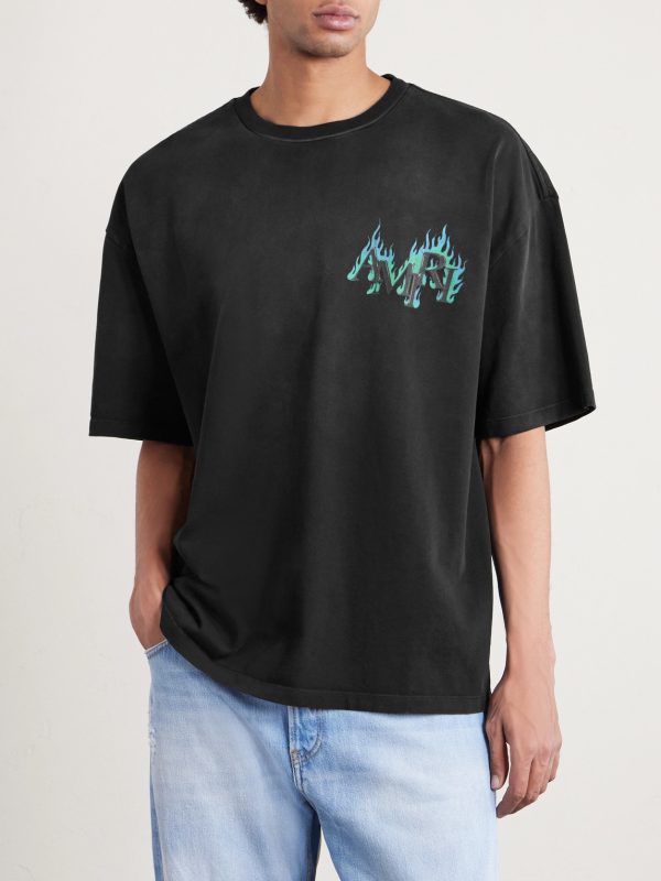 Logo-Print Cotton-Jersey T-Shirt - FR Logo-Print Cotton-Jersey T-Shirt - FR