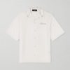 Studded Camp-Collar Woven Shirt Studded Camp-Collar Woven Shirt