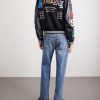 Appliquéd Embroidered Leather and Wool-Blend Varsity Jacket - BK Appliquéd Embroidered Leather and Wool-Blend Varsity Jacket - BK