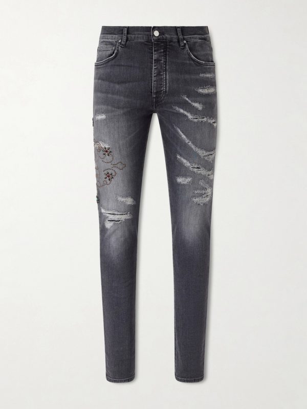 Hollywood Skinny-Fit Embellished Jeans Hollywood Skinny-Fit Embellished Jeans