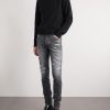 Hollywood Skinny-Fit Embellished Jeans - OU Hollywood Skinny-Fit Embellished Jeans - OU