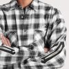 Bones Appliquéd Frayed Checked Cotton-Flannel Overshirt - CU Bones Appliquéd Frayed Checked Cotton-Flannel Overshirt - CU