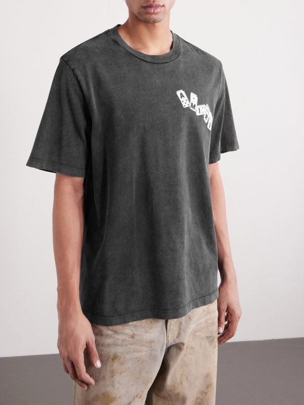 Logo-Print Cotton-Jersey T-Shirt - FR Logo-Print Cotton-Jersey T-Shirt - FR
