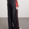 Straight-Leg Logo-Embroidered Striped Shell Sweatpants - BK Straight-Leg Logo-Embroidered Striped Shell Sweatpants - BK