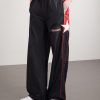 Straight-Leg Logo-Embroidered Striped Shell Sweatpants - FR Straight-Leg Logo-Embroidered Striped Shell Sweatpants - FR