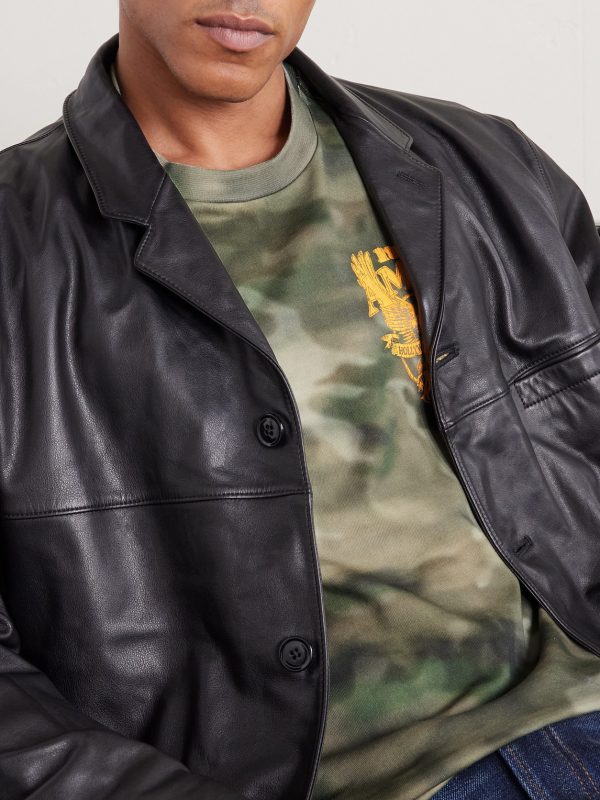 AMIRI Eagle Camouflage and Logo-Print Cotton-Jersey T-Shirt - CU AMIRI Eagle Camouflage and Logo-Print Cotton-Jersey T-Shirt - CU