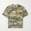 AMIRI Eagle Camouflage and Logo-Print Cotton-Jersey T-Shirt AMIRI Eagle Camouflage and Logo-Print Cotton-Jersey T-Shirt