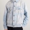 Embellished Distressed Denim Jacket - FR