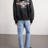 Flames Logo-Print Cotton-Jersey Zip-Up Hoodie - BK Flames Logo-Print Cotton-Jersey Zip-Up Hoodie - BK