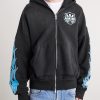 Flames Logo-Print Cotton-Jersey Zip-Up Hoodie - FR Flames Logo-Print Cotton-Jersey Zip-Up Hoodie - FR