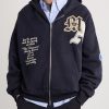 Varsity Patch Oversized Logo-Appliquéd Printed Cotton-Blend Jersey Hoodie - FR Varsity Patch Oversized Logo-Appliquéd Printed Cotton-Blend Jersey Hoodie - FR