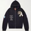 Varsity Patch Oversized Logo-Appliquéd Printed Cotton-Blend Jersey Hoodie Varsity Patch Oversized Logo-Appliquéd Printed Cotton-Blend Jersey Hoodie