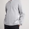 Logo-Appliquéd Cotton-Jersey Half-Zip Sweatshirt - FR Logo-Appliquéd Cotton-Jersey Half-Zip Sweatshirt - FR