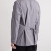 Belted Cotton Blazer - BK