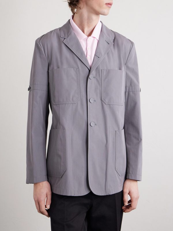 Belted Cotton Blazer - FR
