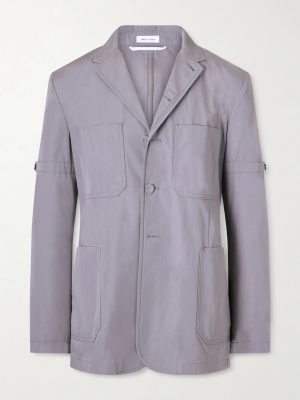 Belted Cotton Blazer Belted Cotton Blazer