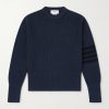 Slim-Fit Striped Cotton Sweater Slim-Fit Striped Cotton Sweater