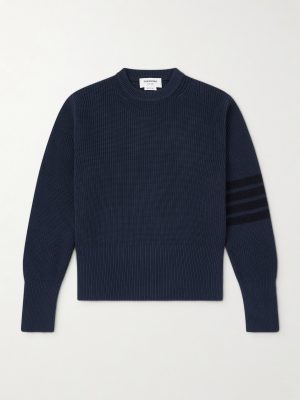 Slim-Fit Striped Cotton Sweater Slim-Fit Striped Cotton Sweater