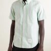 Button-Down Collar Striped Cotton Oxford Shirt - FR Button-Down Collar Striped Cotton Oxford Shirt - FR