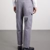 Carpenter Cropped Straight-Leg Belted Cotton Trousers - BK Carpenter Cropped Straight-Leg Belted Cotton Trousers - BK