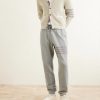 Straight-Leg Striped Cotton-Jersey Sweatpants - OU Straight-Leg Striped Cotton-Jersey Sweatpants - OU