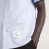 Button-Down Collar Striped Cotton Oxford Shirt - CU Button-Down Collar Striped Cotton Oxford Shirt - CU