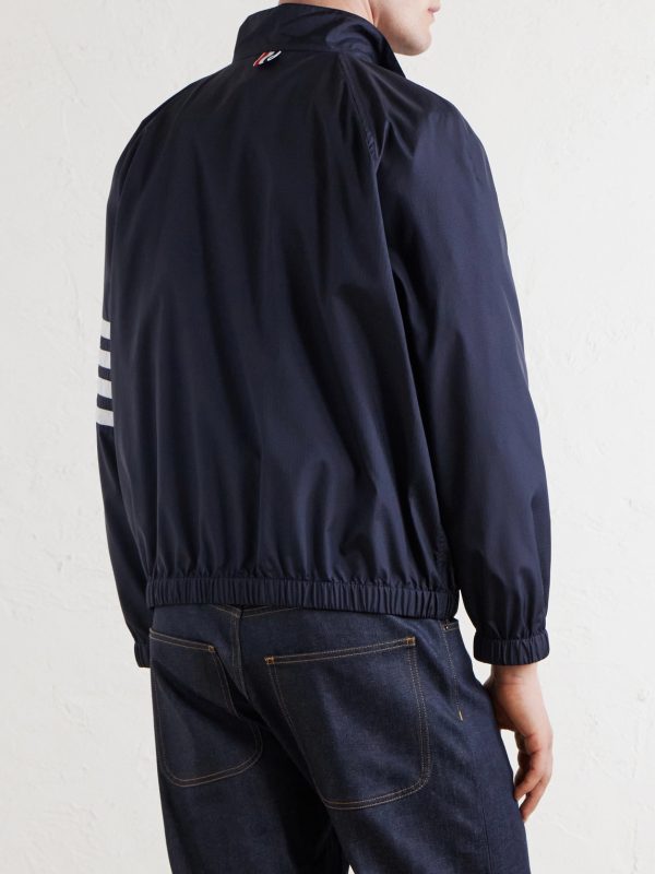 Striped Ripstop Track Jacket - BK Striped Ripstop Track Jacket - BK