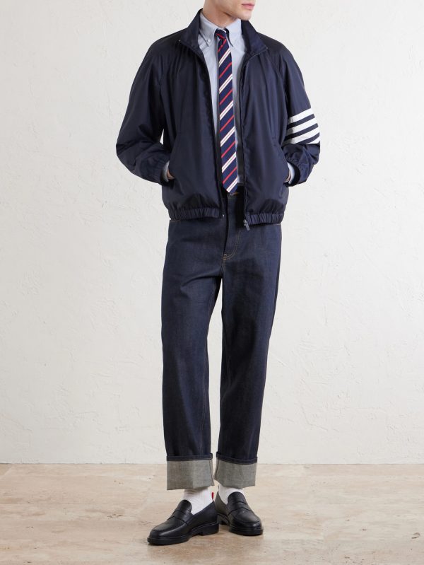Striped Ripstop Track Jacket - OU Striped Ripstop Track Jacket - OU