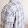 Checked Cotton-Blend Crepe Overshirt - E1