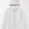 Striped Colour-Block Cotton-Jersey Zip-Up Hoodie Striped Colour-Block Cotton-Jersey Zip-Up Hoodie