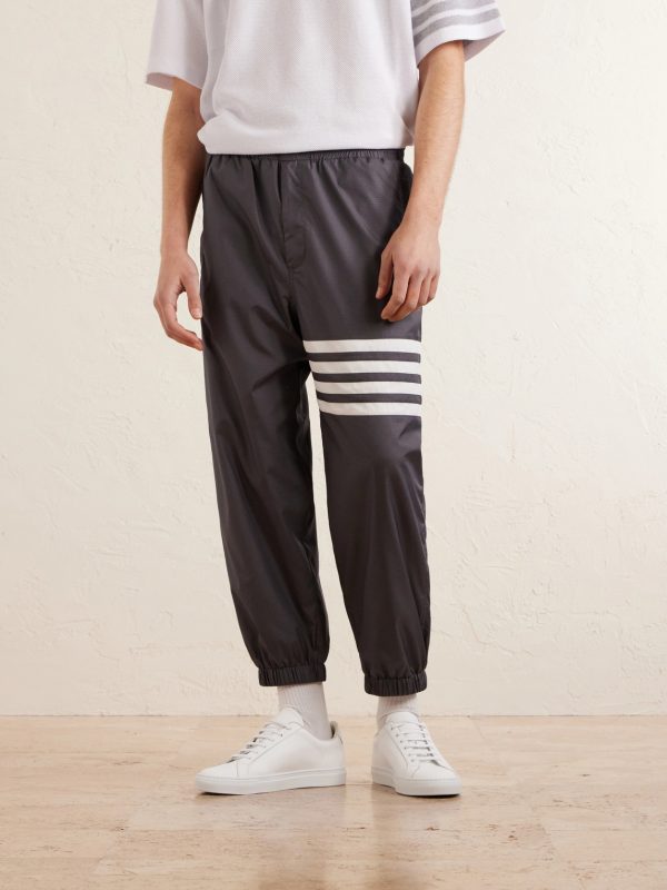 Tapered Striped Ripstop Sweatpants - FR