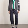 Striped Ripstop Track Jacket - OU Striped Ripstop Track Jacket - OU