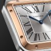 Santos-Dumont Large 43.5mm 18-Karat Rose Gold, Stainless Steel and Alligator Watch, Ref. No. W2SA0037 - CU Santos-Dumont Large 43.5mm 18-Karat Rose Gold, Stainless Steel and Alligator Watch, Ref. No. W2SA0037 - CU