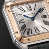 Santos-Dumont Small 38mm 18-Karat Rose Gold, Stainless Steel and Alligator Watch, Ref. No. W2SA0038 - CU Santos-Dumont Small 38mm 18-Karat Rose Gold, Stainless Steel and Alligator Watch, Ref. No. W2SA0038 - CU