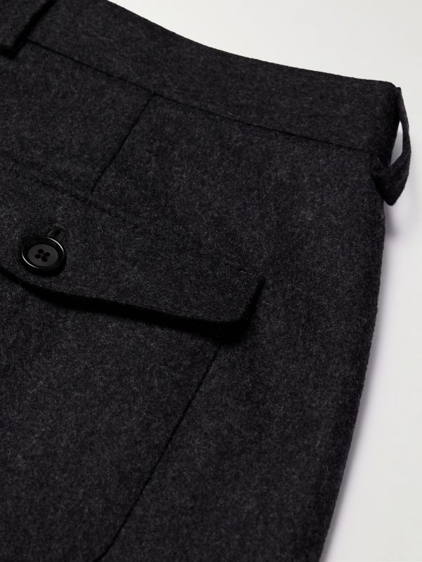 Morton Straight-Leg Pleated Cotton-Blend Suit Trousers - CU