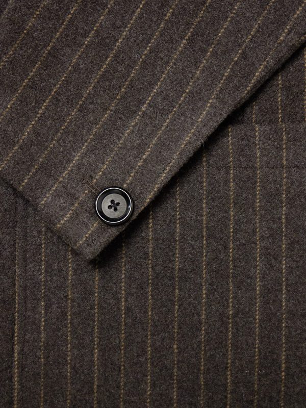 Westbury Pinstriped Wool-Felt Blazer - CU Westbury Pinstriped Wool-Felt Blazer - CU