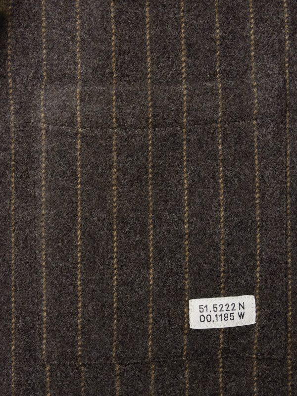 Westbury Pinstriped Wool-Felt Blazer - E1 Westbury Pinstriped Wool-Felt Blazer - E1