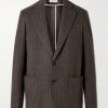 Westbury Pinstriped Wool-Felt Blazer Westbury Pinstriped Wool-Felt Blazer