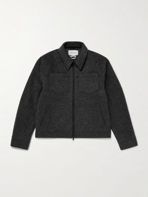 Norton Brushed Recycled Wool-Blend Jacket Norton Brushed Recycled Wool-Blend Jacket