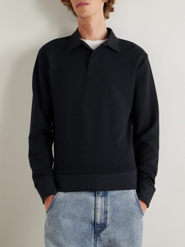 Organic Cotton-Blend Polo Shirt - FR Organic Cotton-Blend Polo Shirt - FR