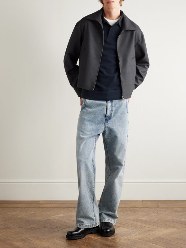 Organic Cotton-Blend Polo Shirt - OU Organic Cotton-Blend Polo Shirt - OU