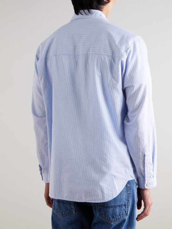 Garrison Striped Organic Cotton Shirt - BK Garrison Striped Organic Cotton Shirt - BK