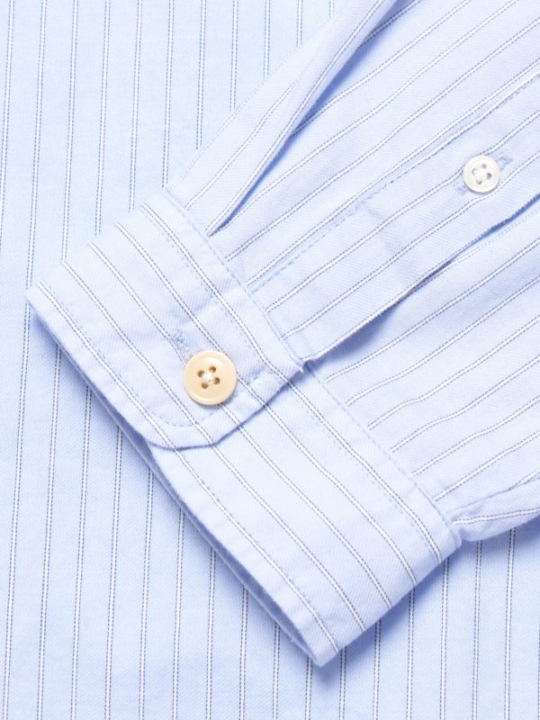 Garrison Striped Organic Cotton Shirt - E1 Garrison Striped Organic Cotton Shirt - E1