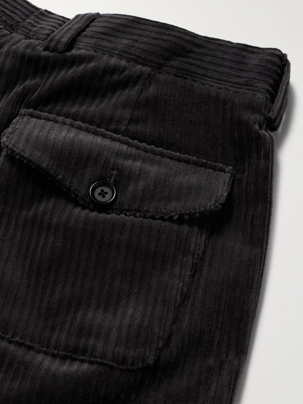 Orsman Wide-Leg Cotton-Blend Corduroy Trousers - CU Orsman Wide-Leg Cotton-Blend Corduroy Trousers - CU