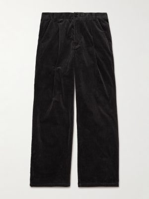 Orsman Wide-Leg Cotton-Blend Corduroy Trousers Orsman Wide-Leg Cotton-Blend Corduroy Trousers